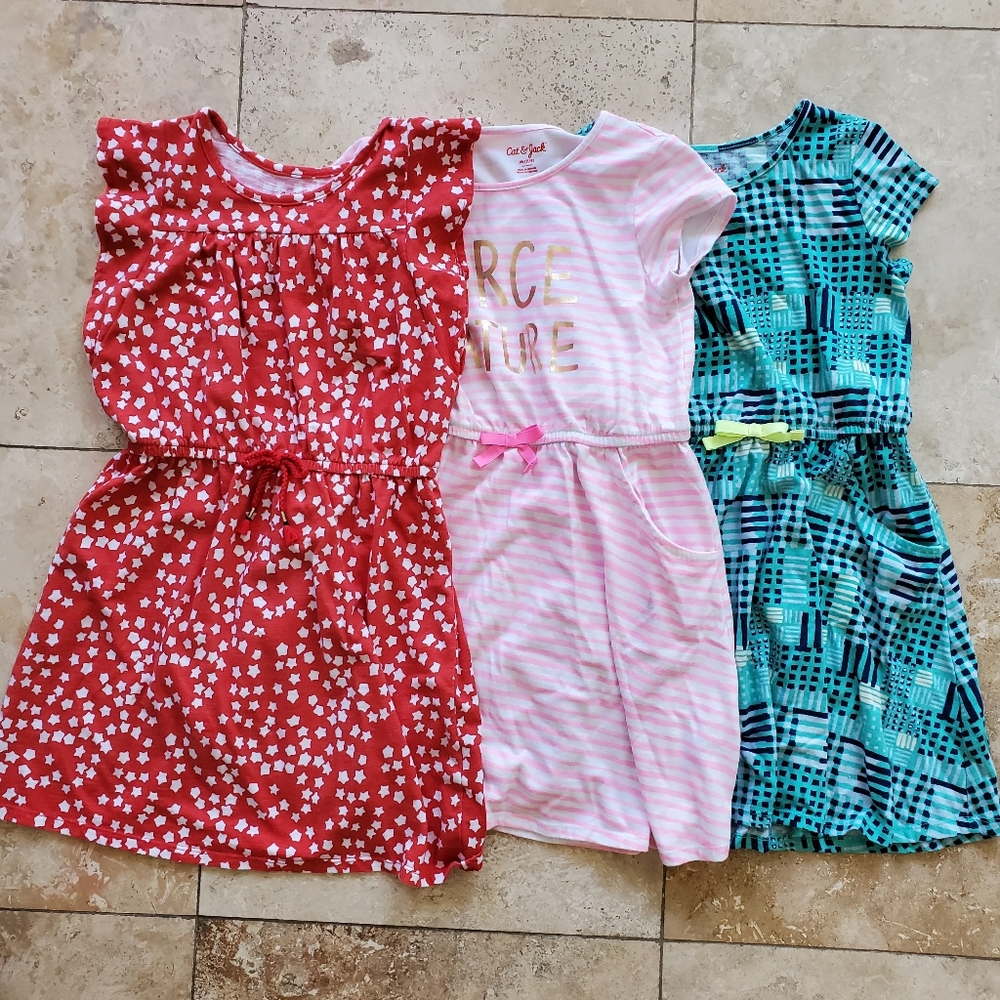 Girls 7/8 short sleeve dresses